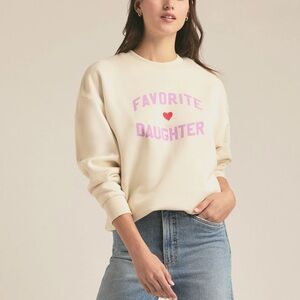 Favorite Daughter heart logo sweatshirt
